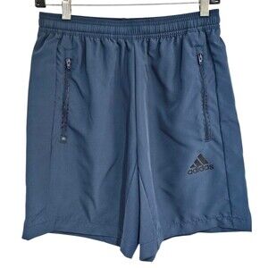 Adidas Mens Small Shorts AEROREADY Designed 2 Move Crew Navy Workout Training